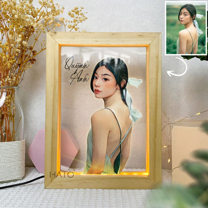 3D LED WOODEN FRAME PHOTO!