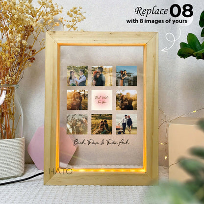 3D LED WOODEN FRAME PHOTO!