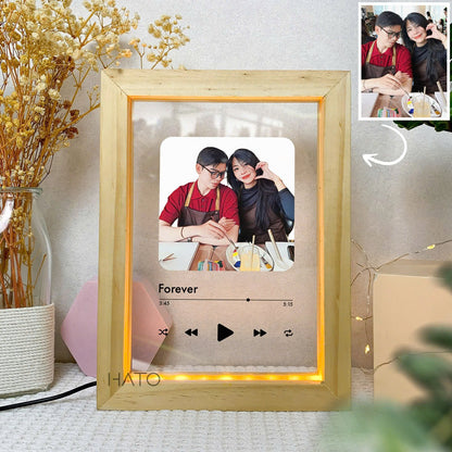 3D LED WOODEN FRAME PHOTO!